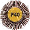 Flap Wheel, 40 x 15mm, P40, Aluminium Oxide, 6mm Shank thumbnail-1