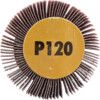 Flap Wheel, 50 x 10mm, P120, Aluminium Oxide, 6mm Shank thumbnail-1