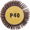 Flap Wheel, 50 x 40mm, P40, Aluminium Oxide, 6mm Shank thumbnail-1