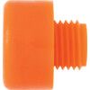 25mm Nylon Hammer Face, Medium Hard, Orange thumbnail-1