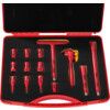 INSULATED VDE REVERSIBLE RATCHET SAFETY TOOL SET 3/8"SQ/DR 14-PCS thumbnail-1