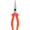 Needle Nose Pliers, Serrated, High Carbon Alloy Steel, 205mm, VDE thumbnail-1