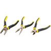 Pliers Set, Smooth/Serrated, Chrome Vanadium Steel, 160mm, Set of 3 thumbnail-1