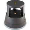 Kick Stool, 370mm, Plastic, Black thumbnail-0