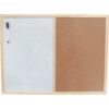 COMBINATION MAG DRYWIPE/CORK BOARD 900x600mm WOOD thumbnail-0