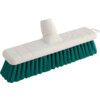 12" Soft Poly Sweep Broom Head Green thumbnail-0