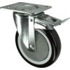 Castor, Medium Duty, Braked, Swivel, 100mm, 120kg Load Capacity thumbnail-0