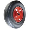 RUBBER TYRE PRESSED STEEL CTR 330mm-25mmB WHEEL R/BRG thumbnail-0