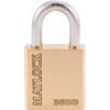 Keyed Padlock, Keyed Different, Brass, Gold, 45mm Width, Weatherproof thumbnail-1