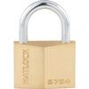 Keyed Padlock, Keyed Different, Brass, Gold, 50mm Width, Weatherproof thumbnail-1