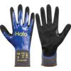 Mechanical Hazard Gloves, Black/Blue/Grey, Nylon Liner, Nitrile Coating, EN388: 2016, 4, 1, 3, 1, X, Size 8 thumbnail-0