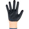 Cut Resistant Gloves, 13 Gauge Cut B, Size 7, Black & Orange, Nitrile Foam Palm, EN388: 2016 thumbnail-2
