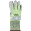 Cut Resistant Gloves, 13 Gauge Cut D, Size 7, Green & Grey, Nylon-PU Palm, EN388: 2016 thumbnail-3