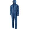 Chemical Protective Coveralls, Disposable, Blue, Polypropylene, Zipper Closure, Chest 44-46", 2XL thumbnail-0