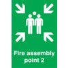 Fire Assembly Point Rigid PVC Sign - 420 x 594mm thumbnail-0