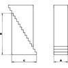 SU25-4S, Step Block, Carbon Steel, Black Oxide thumbnail-1