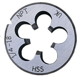 NPT (National Pipe Taper) HSS Ground Thread Dies thumbnail-0