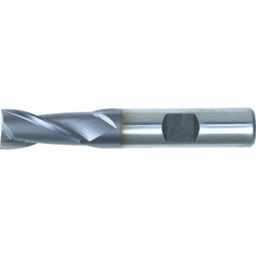 Series 02 HSS-Co 8% 2 Flute Weldon Shank Slot Drills - TiCN Coated - Metric  thumbnail-0