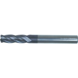 Series 86 Carbide 4 Flute Plain Shank Corner Radius End Mills - Q Coat - Metric  thumbnail-0