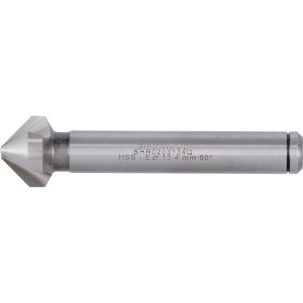 90°, Countersink, 13.4mm, Straight Shank, 3 fl, Cobalt High Speed Steel