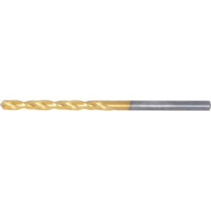 Jobber Drill, 3.3mm, Normal Helix, High Speed Steel, TiN