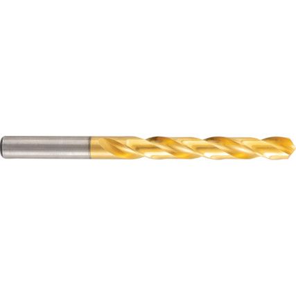 Jobber Drill, 10.2mm, Normal Helix, High Speed Steel, TiN