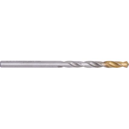 Jobber Drill, 4.2mm, Normal Helix, High Speed Steel, TiN