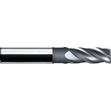 16.0MM 4 FLUTE 0.50 RAD VARI HELIX TIALN COATED CARBIDE END MILL