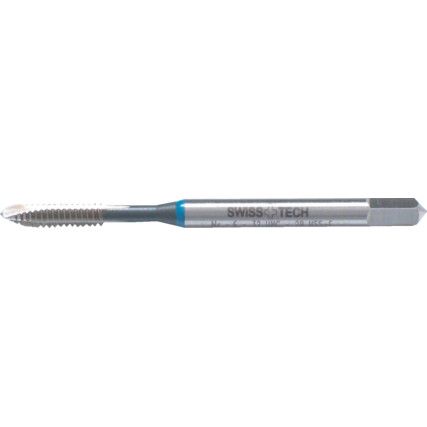 Machine Tap, 5/16in x 18 UNC,  Spiral Point, High Speed Steel, Bright