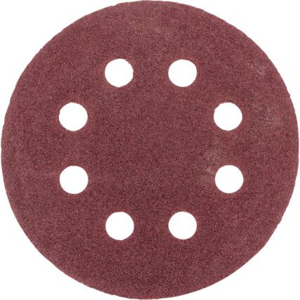 Coated Disc, 115mm, Aluminium Oxide, P80, Hook & Loop