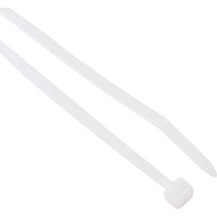 Cable Ties, Natural, 4.8x120mm (Pk-100)