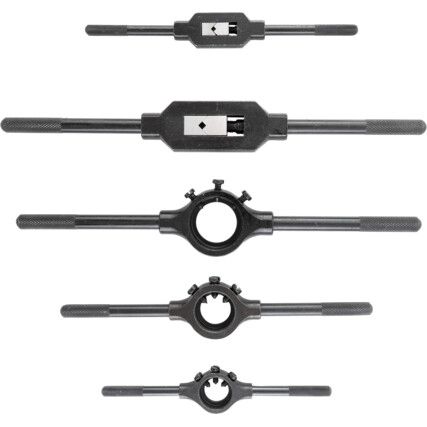 Tap Wrench & Diestock Set, Set of 5