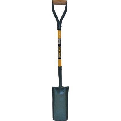 Cable Laying Shovel, Carbon Steel, D-Grip, 940mm