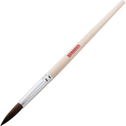 7/32in., Point, Bristle Hair, Pencil Brush, Handle Wood