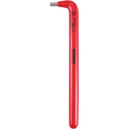 Hex Key, Insulated L-Handle, Hex, Metric, 6mm