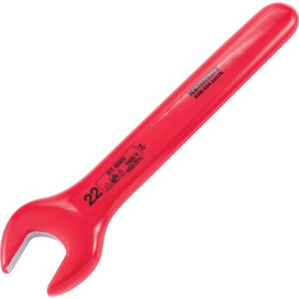 22MM INSULATED OPEN JAW WRENCH DIN 7446