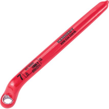 7MM INSULATED RING SPANNER DOUBLE TRIANGLE 1000 V