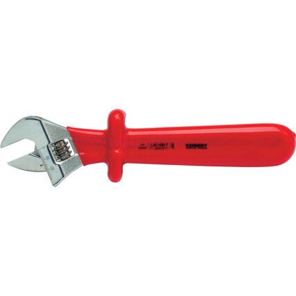 Single End, Insulated Adjustable Spanner, 250mm, Metric