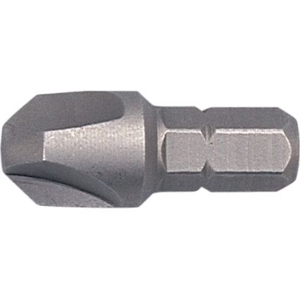 Screwdriver Bit, No.5, Tri-wing, 1/4" Hex