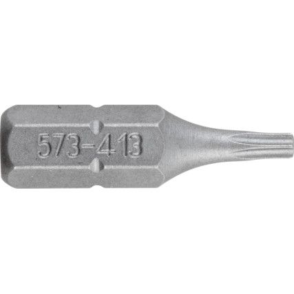 Screwdriver Bit, TX9, Tamperproof Torx, 1/4" Hex