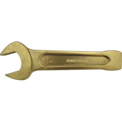 Single End, Non-Sparking Open End Slogging Spanner, 27mm, Metric