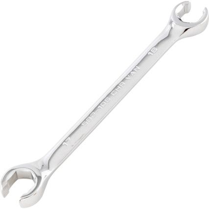 Single End, Ring Spanner, 16 x 17mm, Metric