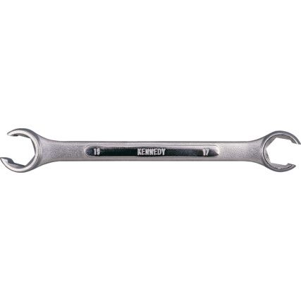 Single End, Ring Spanner, 17 x 19mm, Metric