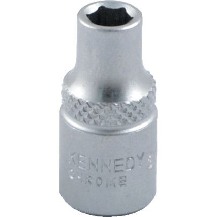 1/4in. Drive,  Hexagon Socket, 3/16in. A/F,  Imperial,  6 Point