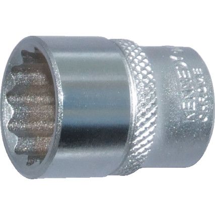 1/4in. Drive,  Bi-Hexagon Socket, 9/16in. A/F,  Imperial,  12 Point