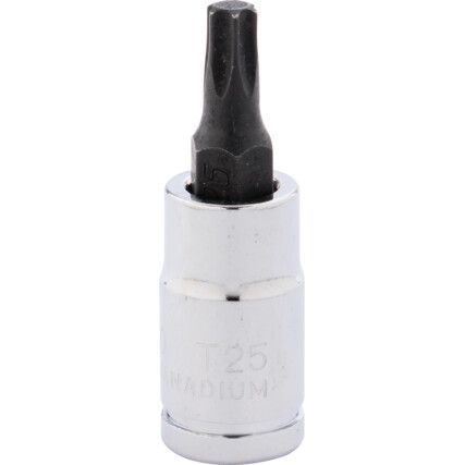 1/4in. Drive,  Torx Socket, T25,  Torx