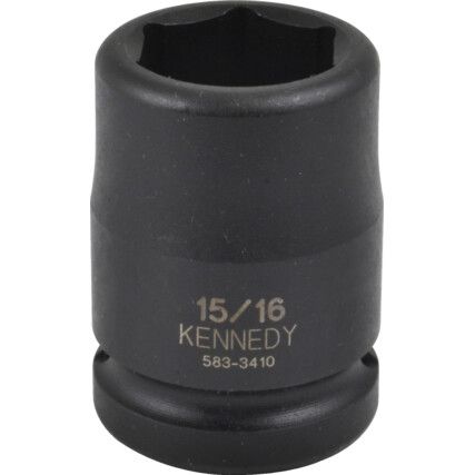 7/8" A/F IMPACT SOCKET 3/4" SQ DR