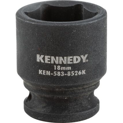 18mm Impact Socket 3/8" Square Drive