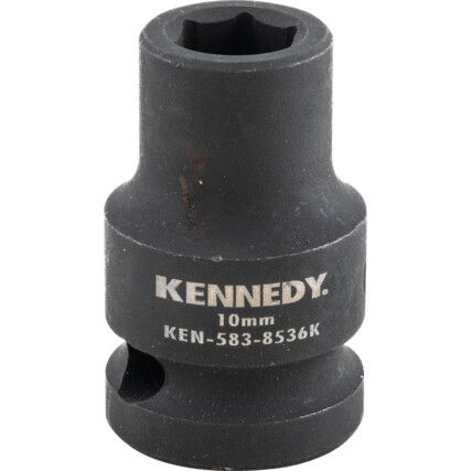 10mm Impact Socket 1/2" Square Drive