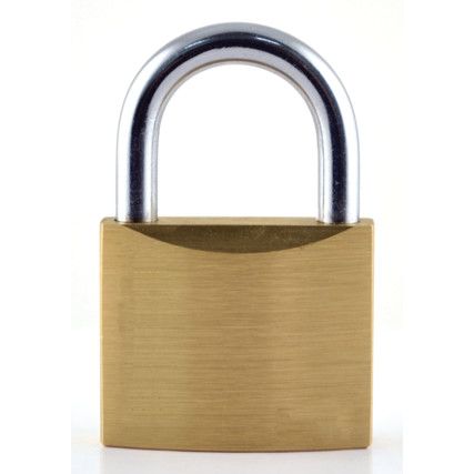 Keyed Padlock, Keyed Different, Brass, Bronze, 30mm Width, Weatherproof